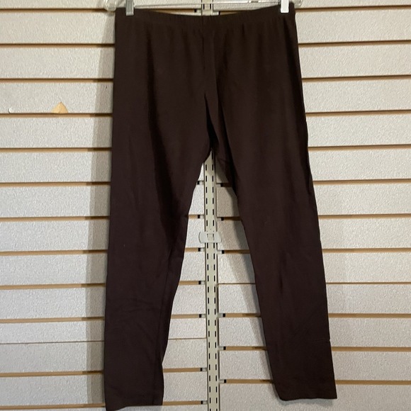VTG Moda‎ International Victoria's Secret Brown Leggings Large - Picture 1 of 2